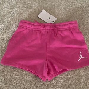 Girls Jordan Pink Athletic Shorts